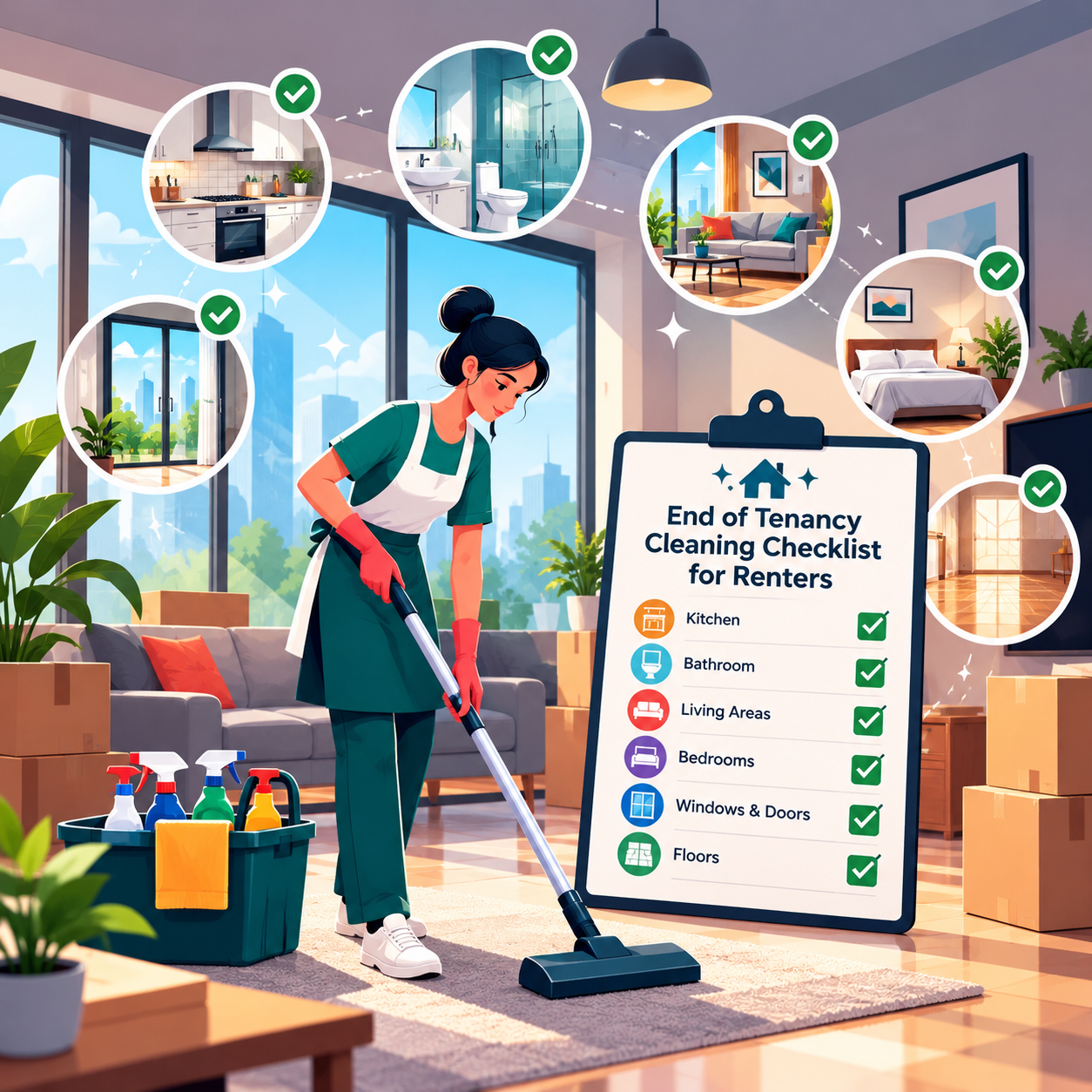 End of Tenancy Cleaning Checklist for Renters