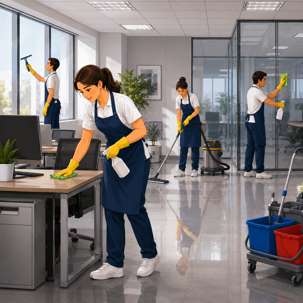 What Is Included in Commercial Cleaning Services